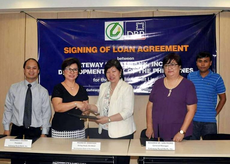 DBP partners with Gateway Rural Bank