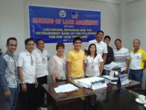 DBP grants P187.4-M loan to Bauan, Batangas LGU