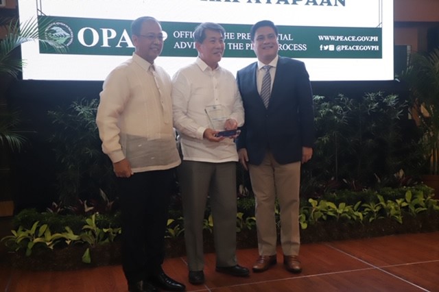 DBP President receives Peace Champion Award