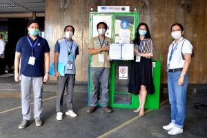 DBP donates mobile disinfection chamber to LGU Makati